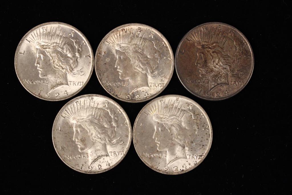 5 - Silver Peace Dollars (1 of 12)