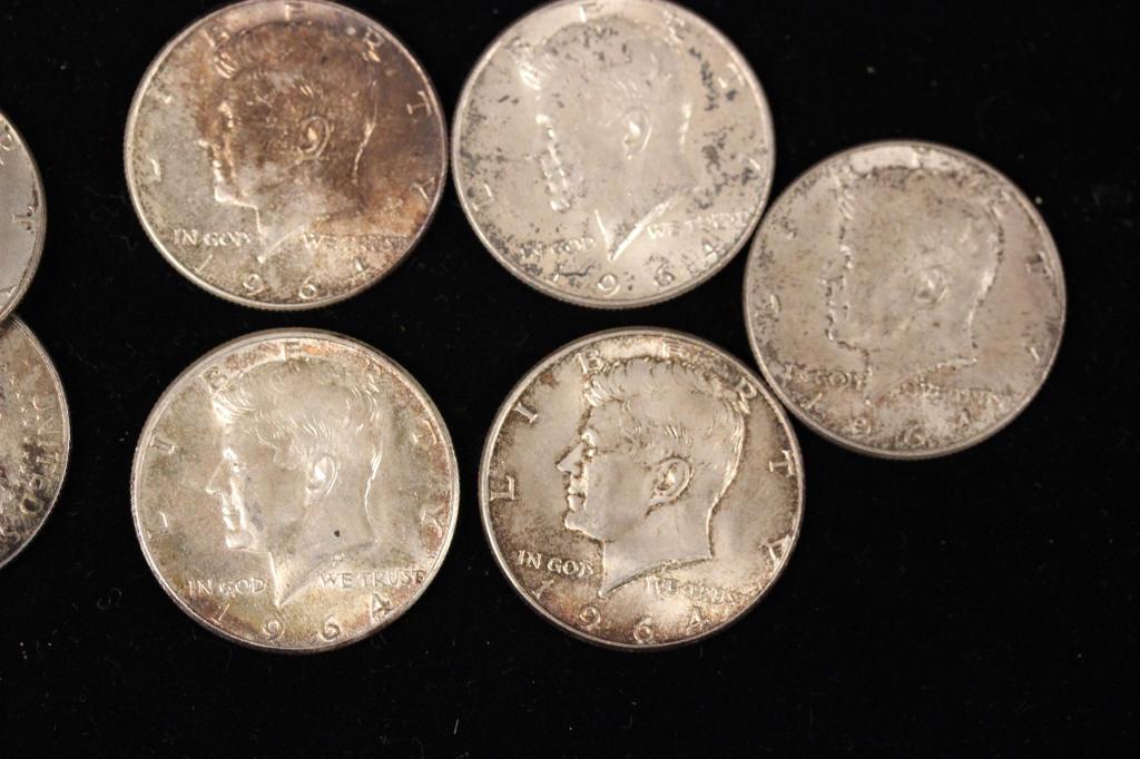 Silver Kennedy Halves & Washington Quarters (1 of 5)
