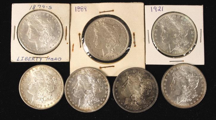 7 - Morgan Silver Dollars (1 of 8)