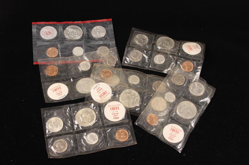 6 Uncirculated U.S. Mint Sets (1 of 1)