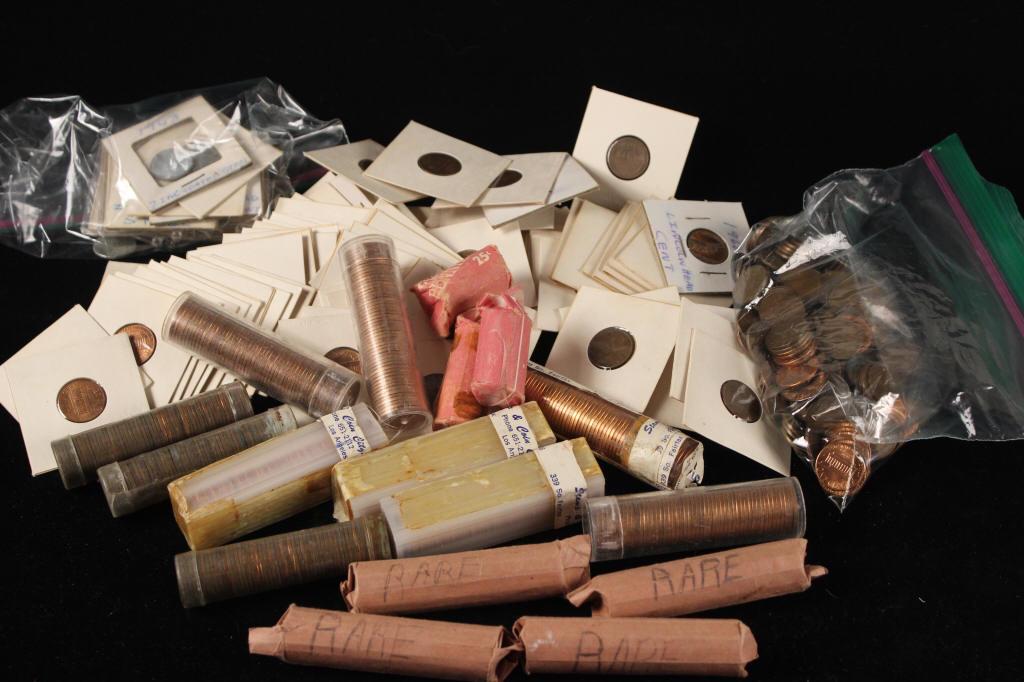 Approximately 886 Pennies & 13 Zinc (1 of 9)