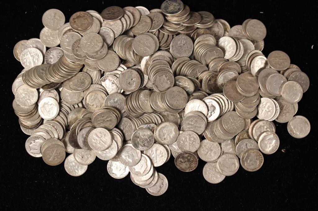 459 Silver Roosevelt Dimes (1 of 4)