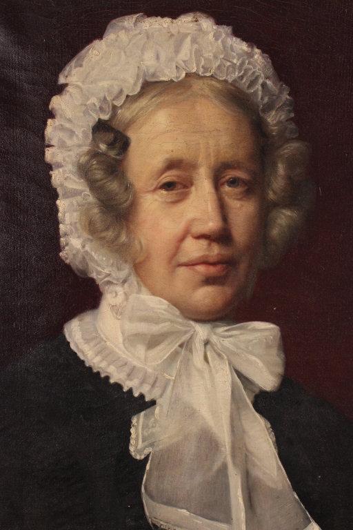 19th C Portrait of A Lady oil on canvas (1 of 4)