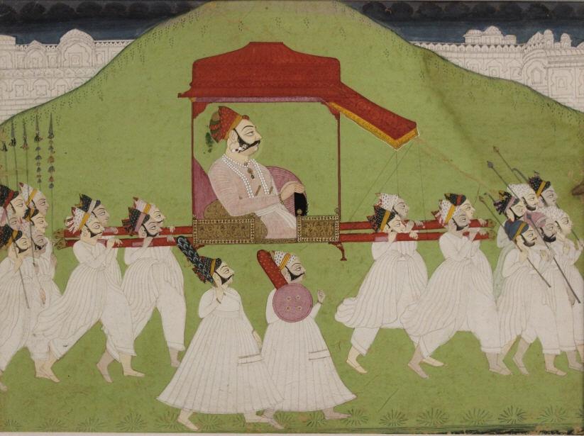 Three Mughal Empire Watercolors (1 of 12)