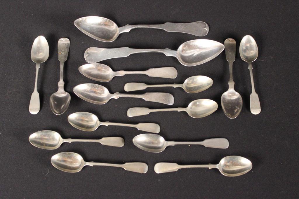 2 American Coin Silver Spoons (1 of 5)