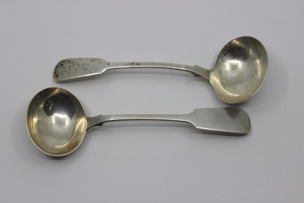 Two English Silver Georgian Sauce Ladles (1 of 8)