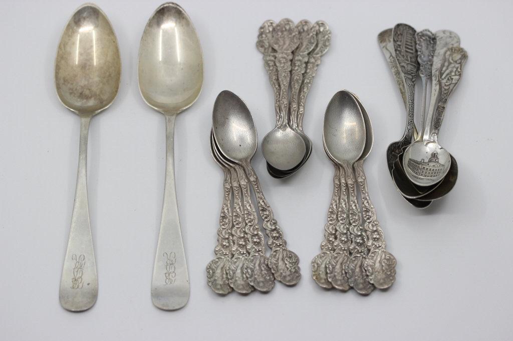 12 "Versailles" Silver Spoons & 7 Others (1 of 9)