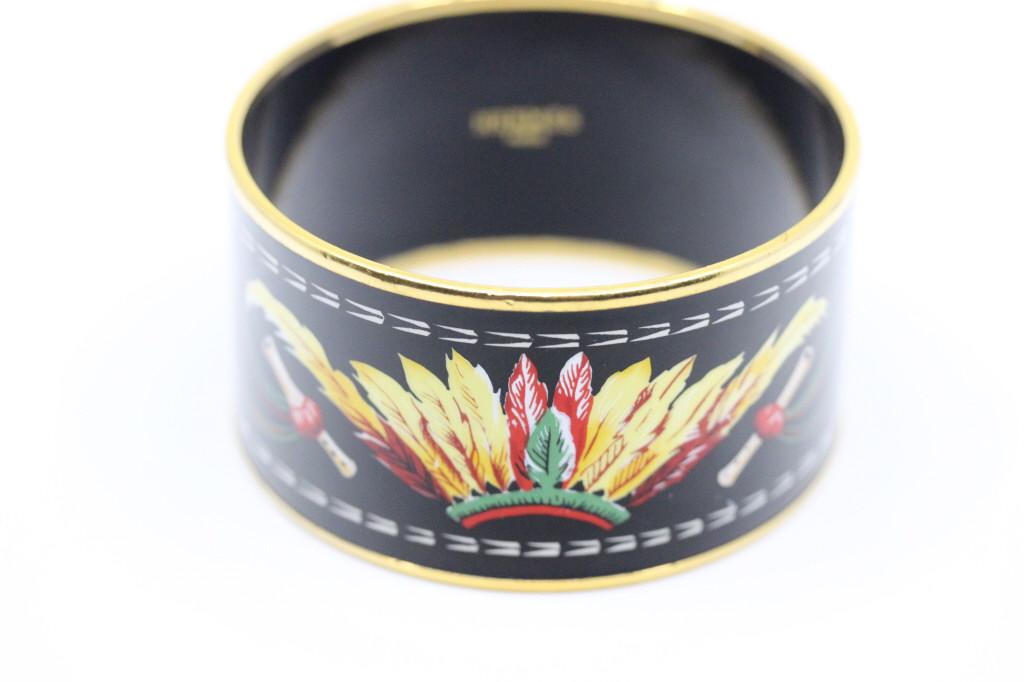 Hermes Enamel Bangle Bracelet (1 of 8)