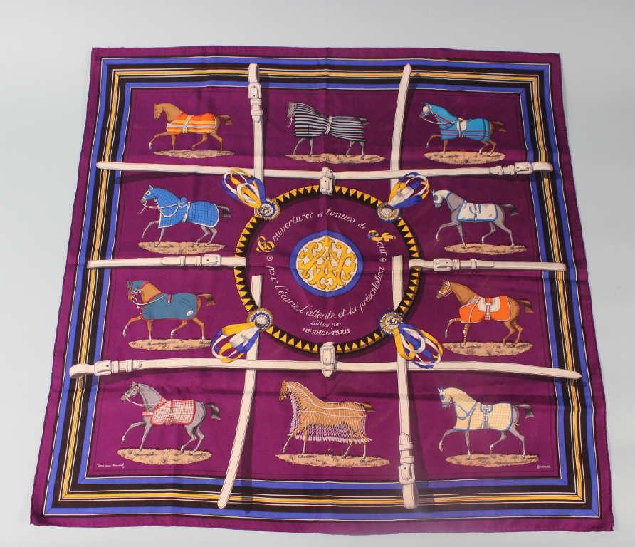 Hermes Silk Scarf (1 of 8)