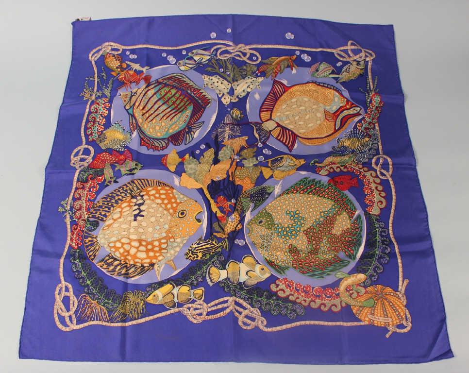 Hermes Silk Scarf (1 of 7)