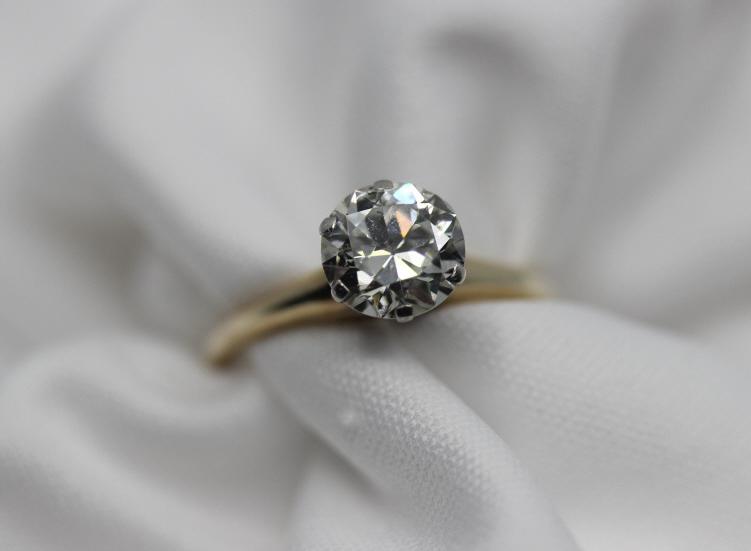 14K Diamond Solitaire Ring (1 of 5)