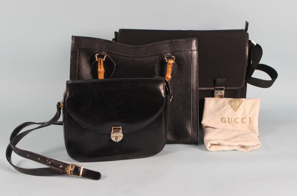 3 Black Gucci Bags - Tote, Messenger - Cross Body (1 of 12)