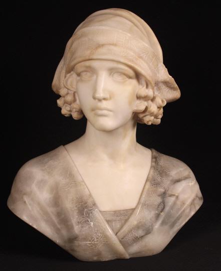 Victorian Marble Bust of A Woman (1 of 12)