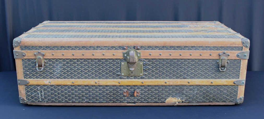 Antique Goyard French Travel Trunk (1 of 13)