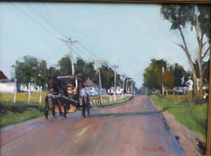 Stan Moeller (20/21st Century) Amish Scene (1 of 3)