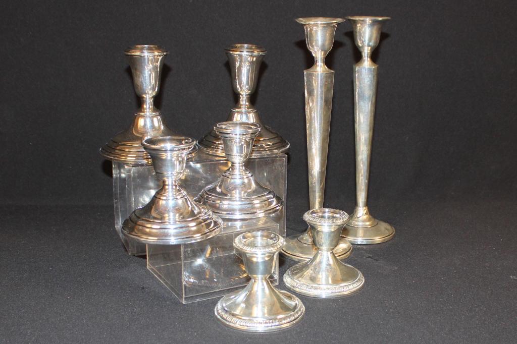 Sterling Candlestick Grouping (1 of 3)