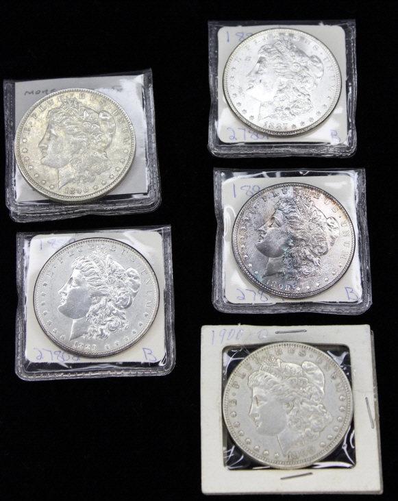 (5)  Morgan Silver  Dollars (1 of 8)