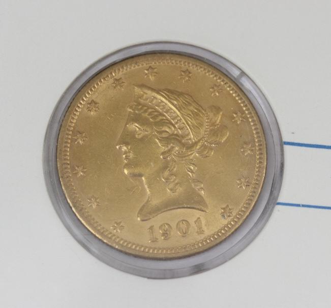 1901 $10 Liberty Gold Coin (1 of 4)