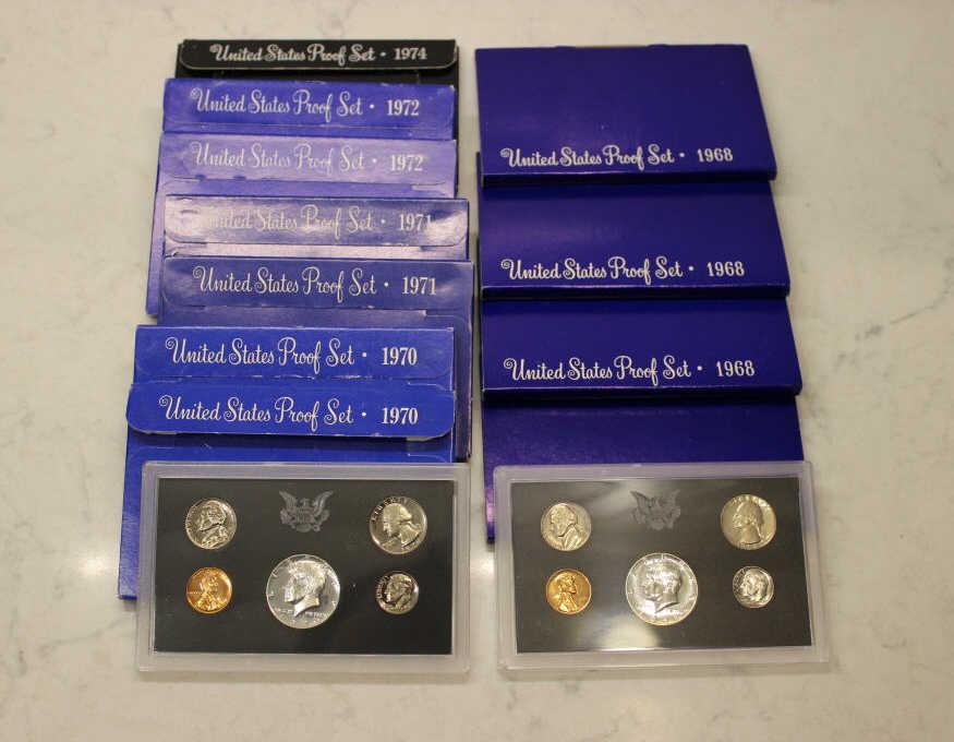 (11)  US Proof Sets (1 of 2)