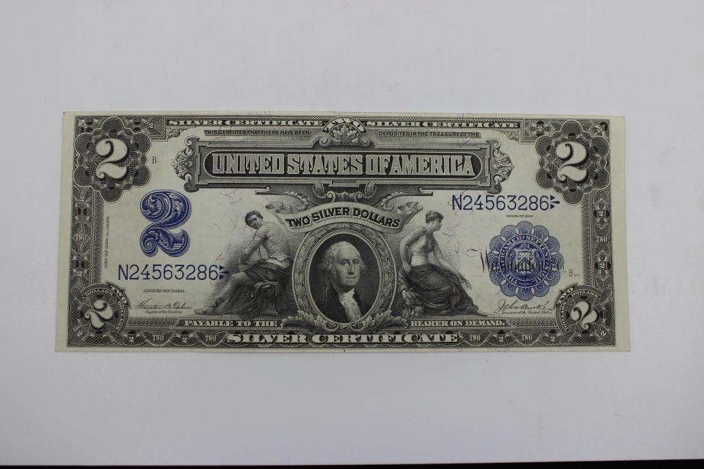 1899 Series $2 Large Note Silver Certificate (1 of 3)