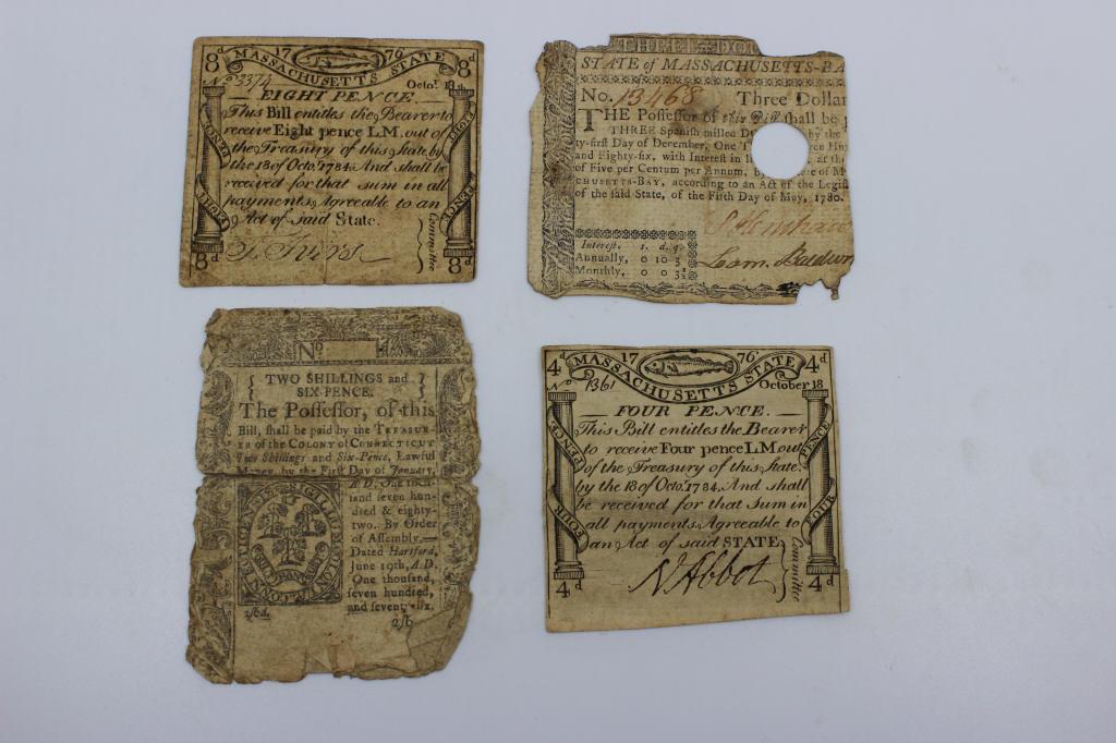 Colonial Paper Money (1 of 2)