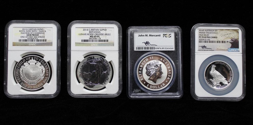 (4) Great Britain & Australia Silver Rounds (1 of 4)