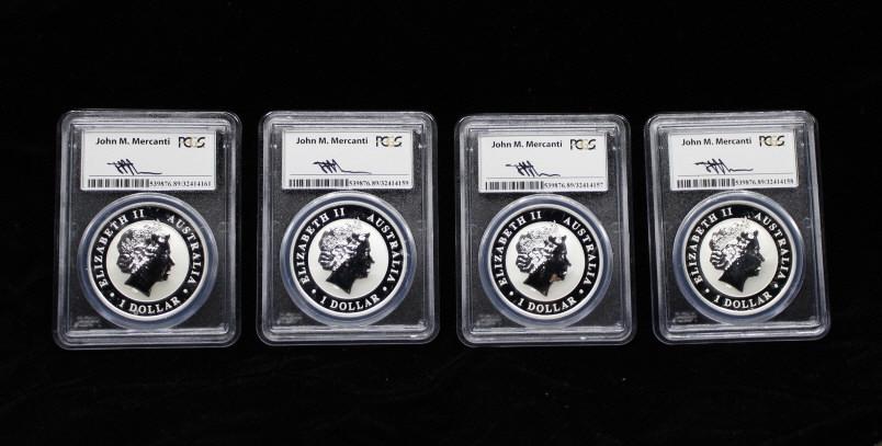 (4) 2015-P Australia Wedge Tail Eagles .999 (1 of 2)