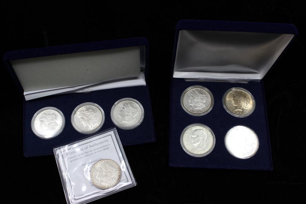 Mixed Lot of US Silver Dollars (1 of 11)