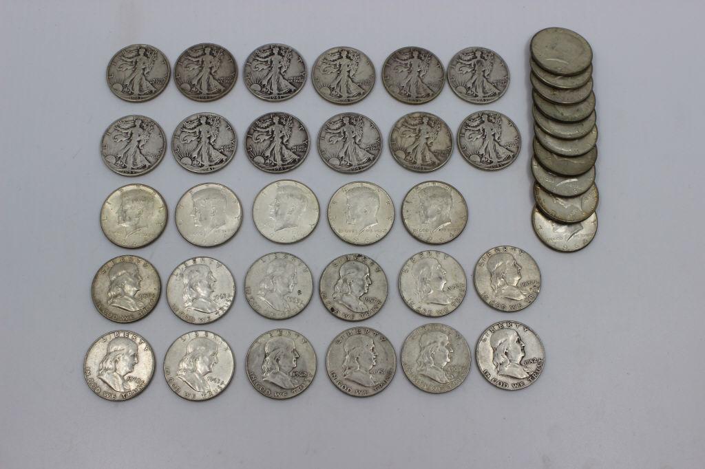 (46) Silver Half Dollars (1 of 2)
