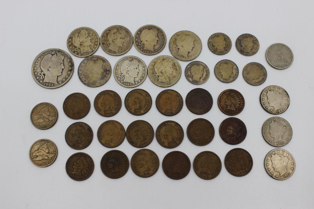 Mixed US Coin Lot Pre- 1912 (1 of 7)