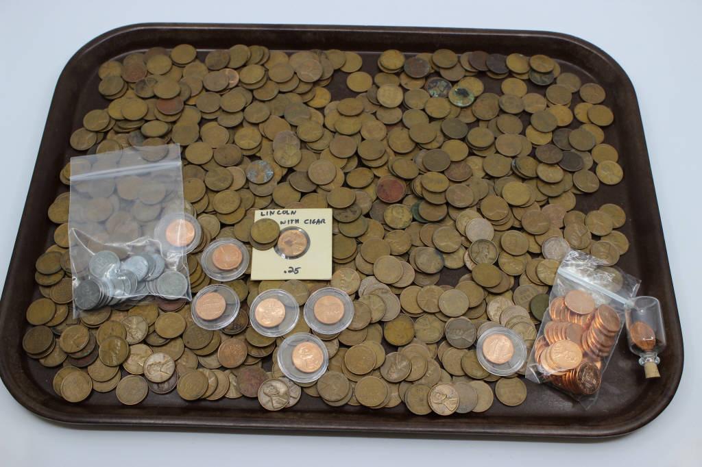 Large US Penny Lot 5 pounds 12oz (1 of 5)