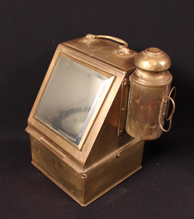 E. Ritchie Boston Brass Binnacle Compass (1 of 9)