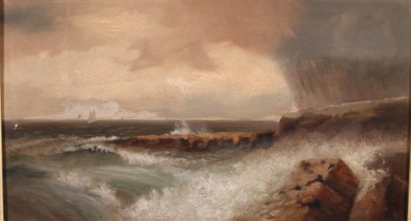 19th C Seascape, Unsigned (1 of 3)