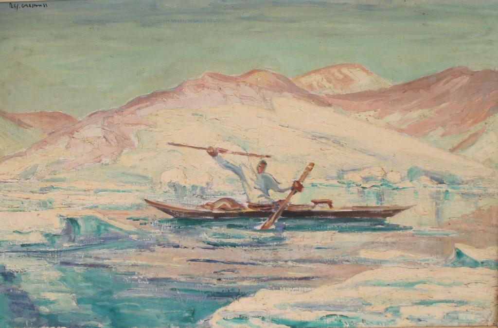 Rene-Yves Creston, French Arctic Painting (1 of 7)