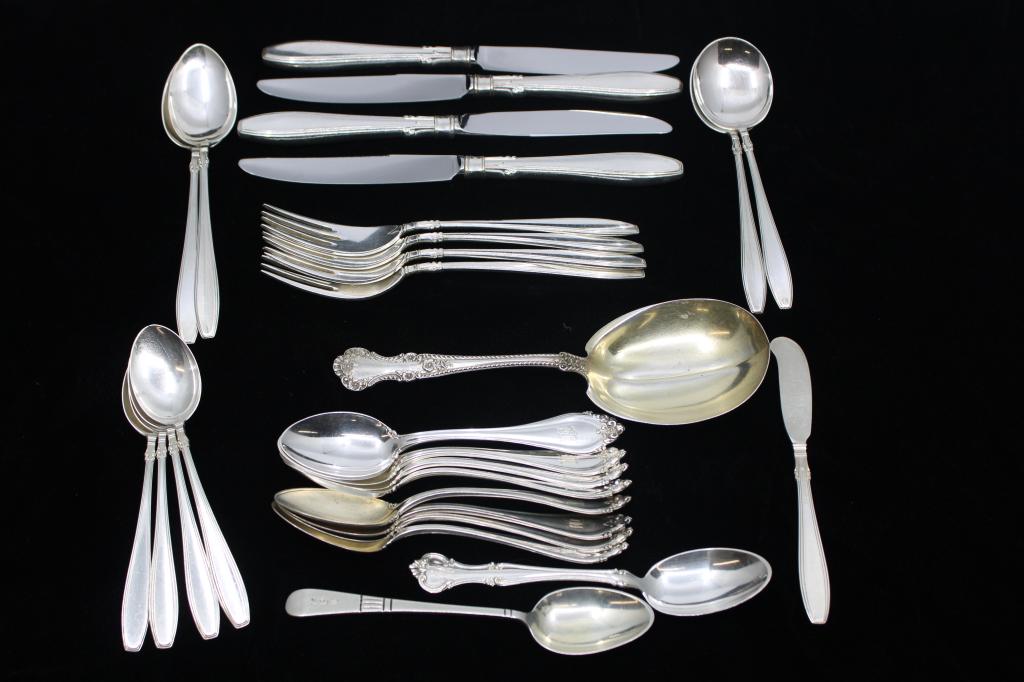 Gorham Sterling Silver Flatware Grouping (1 of 4)