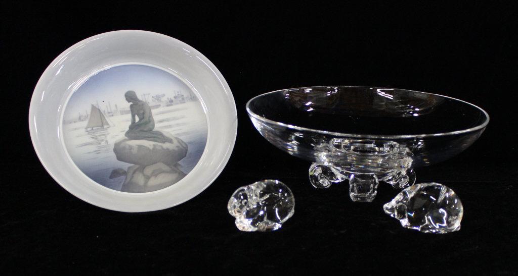 Steuben Bowl, Hand Coolers & Royal Copenhagen (1 of 5)