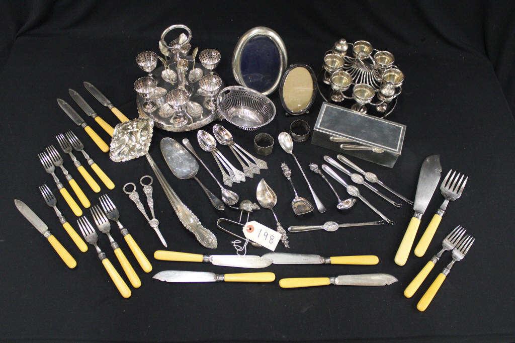 Antique Silver Plate Grouping (1 of 7)