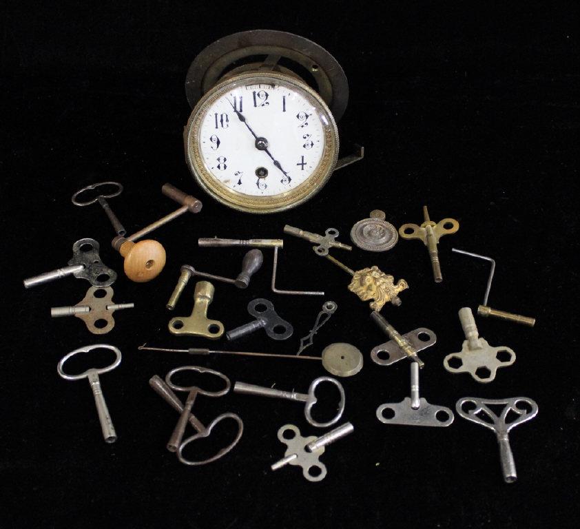 Brass Clock Works Boston & Clock Key Lot (1 of 5)