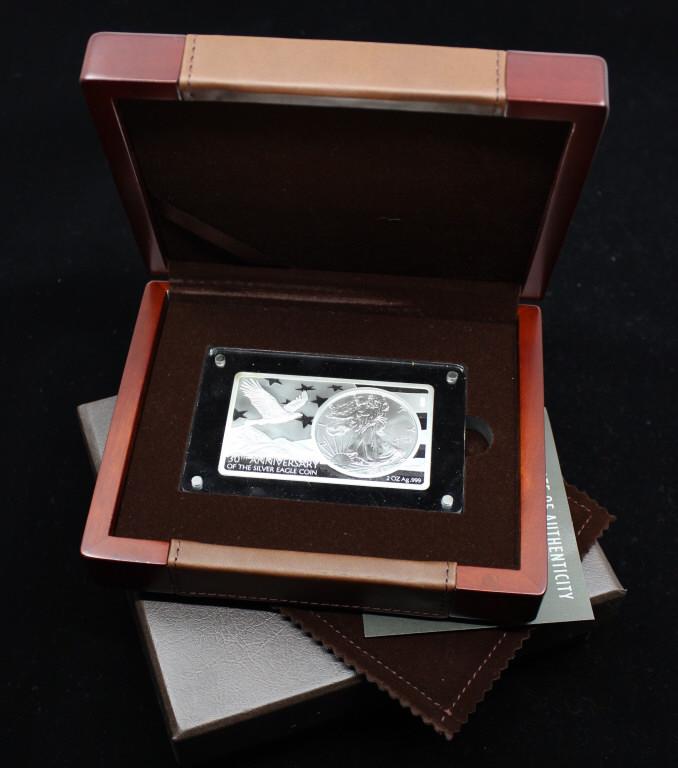 2016 30th Anniversary American Eagle Silver Bar (1 of 4)