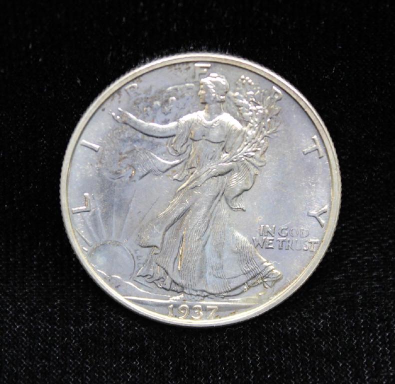 1937 Walking Liberty Half Dollar (1 of 2)