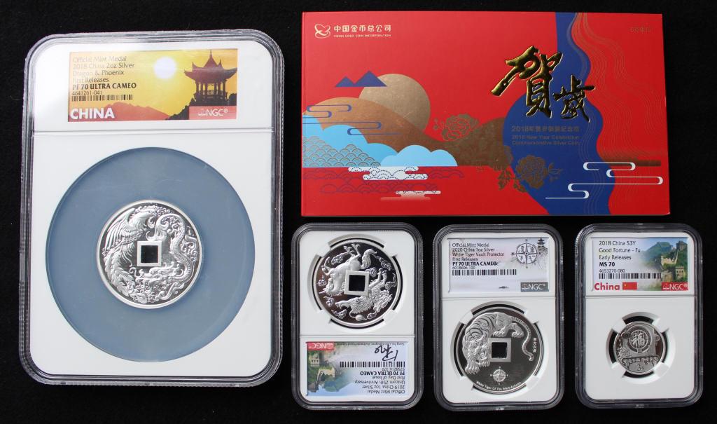 NGC PF70 Dragon and Phoenix 龍＆フェニックス NGC PF70 Dragon and Phoenix 龍＆フェニックス