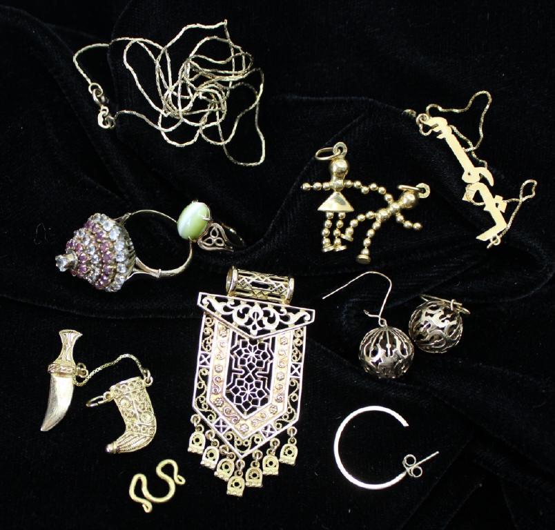 18k & 14k Gold Jewelry  lot (1 of 7)