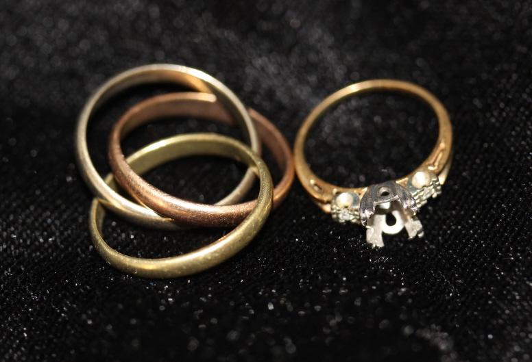 Cartier 14k Tri-Color Gold Trinity Ring  Setting (1 of 5)