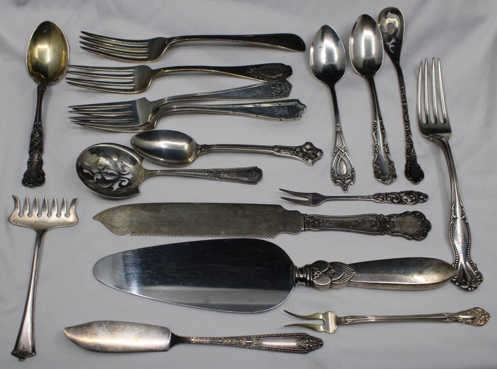 Sterling lot Various Patterns (1 of 6)