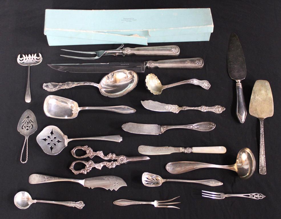 Sterling Silver & Silver Plate Serving Pieces (1 of 8)