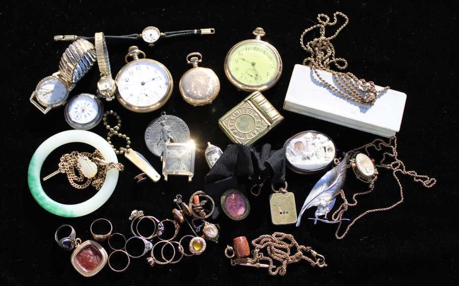 Estate Victorian Jewelry 14k GF Ladies Pocket Watch (1 of 14)