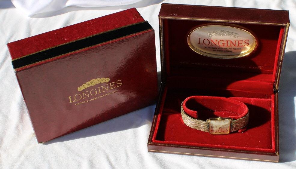 Longines Men's 14k Gold Manual Wind Wrist Watch (1 of 5)