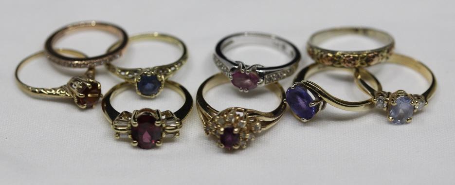 Grouping 14k Ladies Rings (1 of 5)