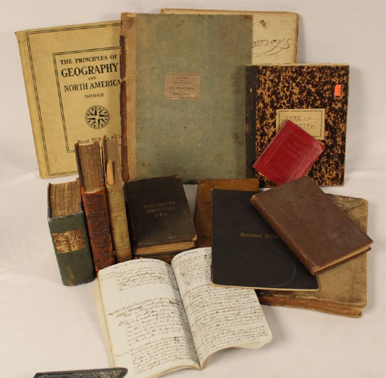 Lot of Books, Paper 17th C Middleborough Ledger (1 of 14)