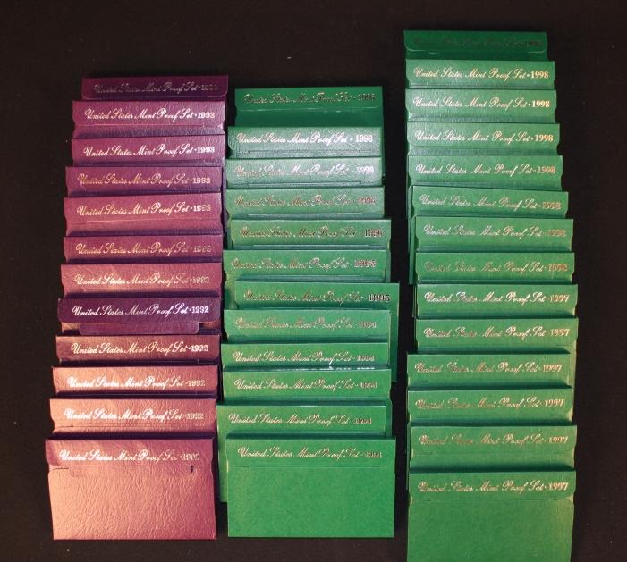 Large Lot of US Proof Sets (1 of 2)